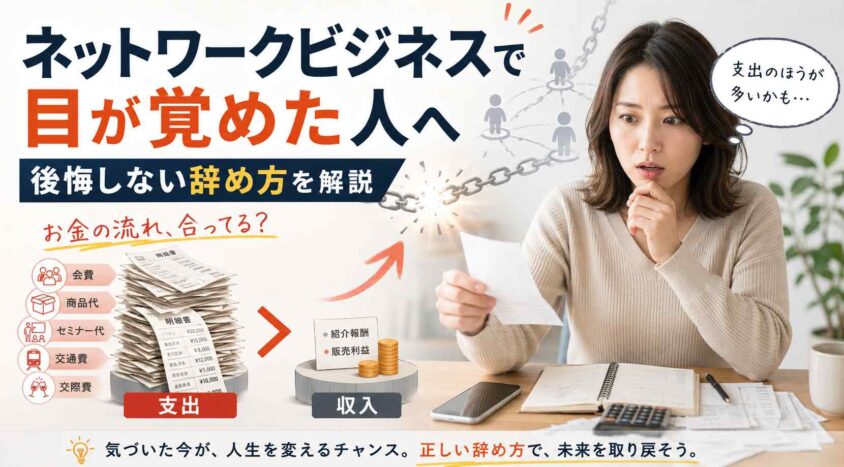 ネットワークビジネスで目が覚めた人