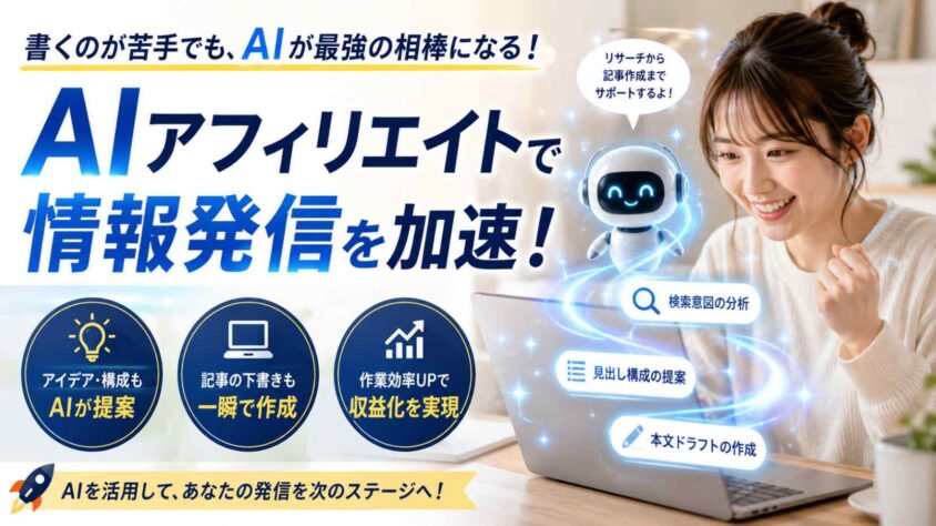 AIアフィリエイトを活用した情報発信