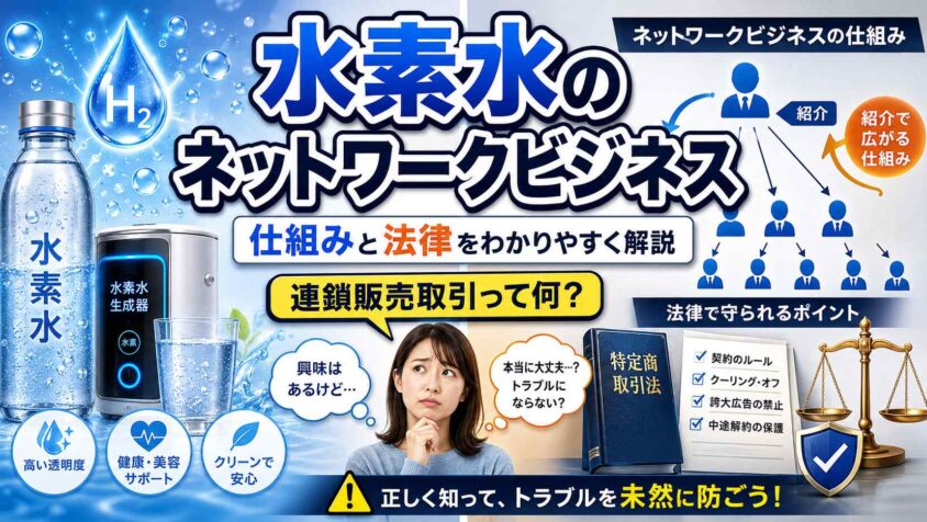 水素水のネットワークビジネス