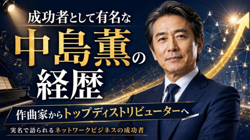 成功者として有名な中島薫の経歴