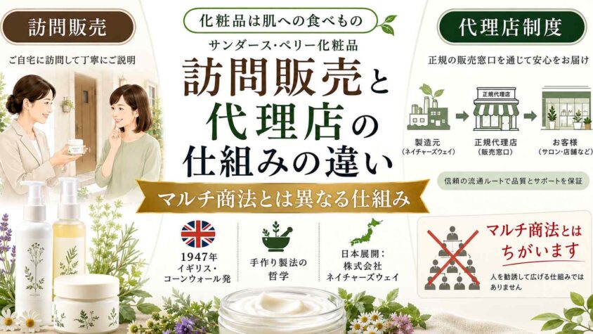 訪問販売と代理店の仕組みの違い