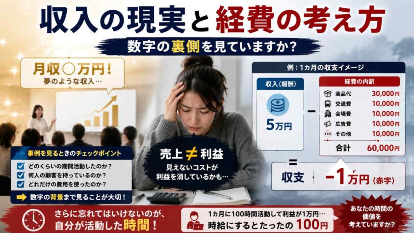 収入の現実と経費の考え方