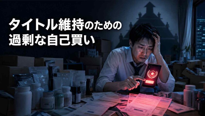 タイトル維持のための過剰な自己買い