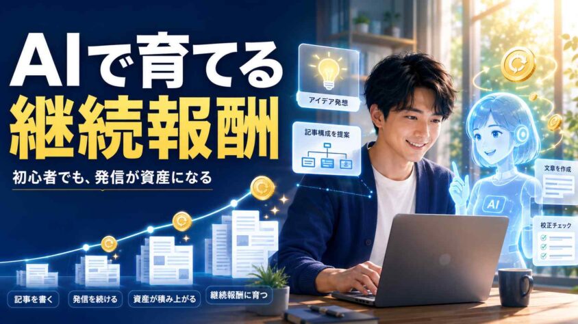 AI活用と継続報酬型アフィリエイト