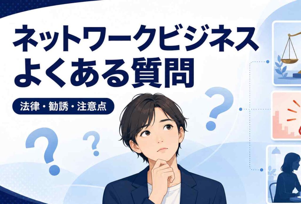 ネットワークビジネスに関するよくある質問（FAQ）