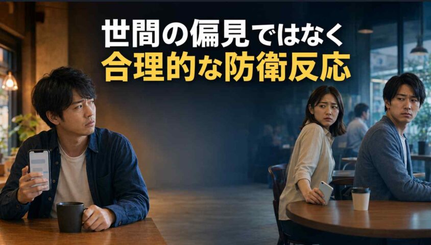 世間の偏見ではなく合理的な防衛反応