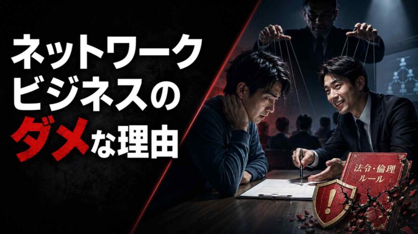 ネットワークビジネスのダメな理由