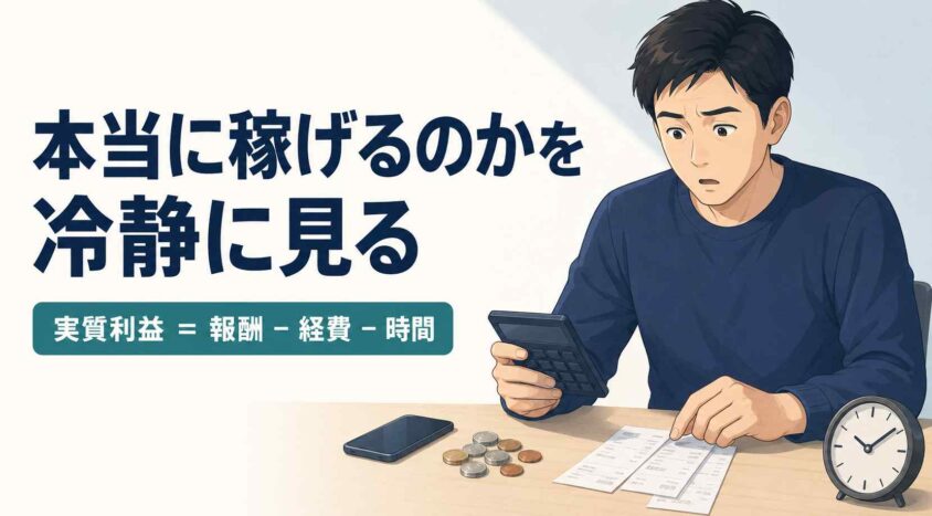 本当に稼げるのかを冷静に見る