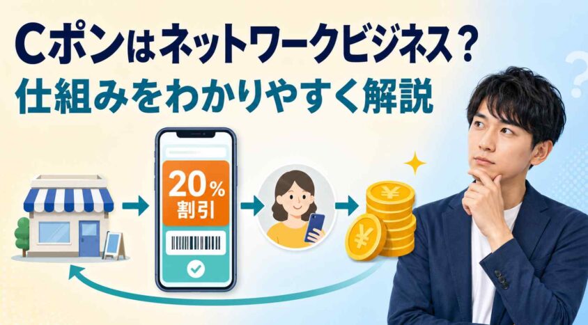 Cポンはネットワークビジネスなのか仕組みを解説