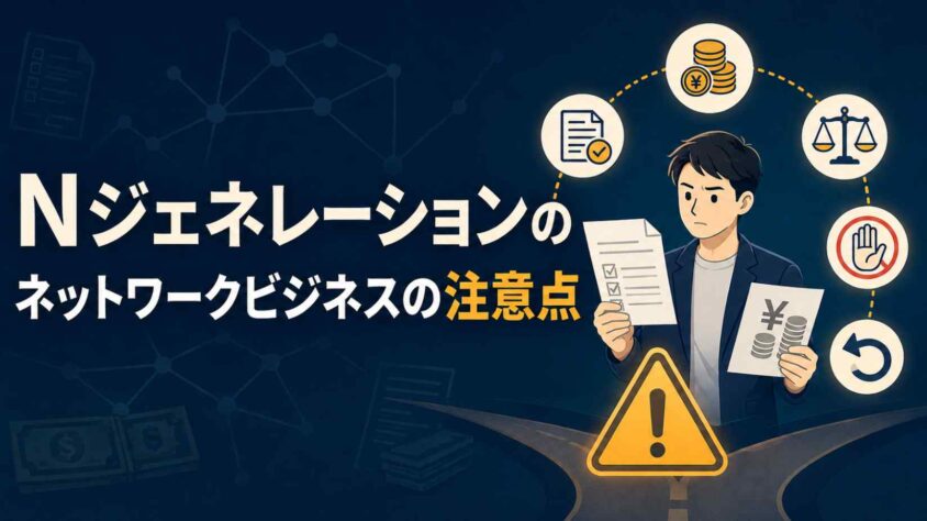 Nジェネレーションのネットワークビジネスの注意点