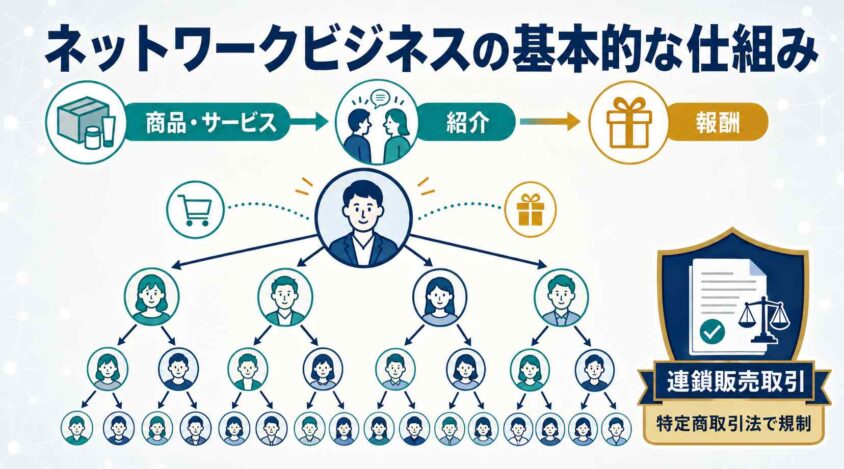 ネットワークビジネスの基本的な仕組み